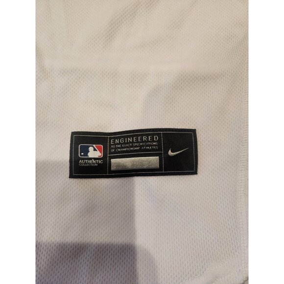 Nike Cleveland Indians Authentic Collection Field Jersey Mens 48 Blank NWOT Rare - Picture 2 of 7